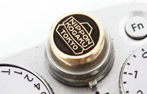 Yellow Brass Soft Shutter Release For Nikon Nippon Kogaku Tokyo - Picture 1 of 3