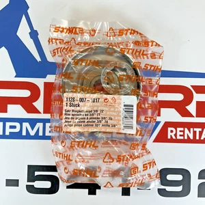 NEW Genuine STIHL OEM Clutch Rim Sprocket Kit 3/8" 7T MS500i MS461 1128-007-1017 - Picture 1 of 7