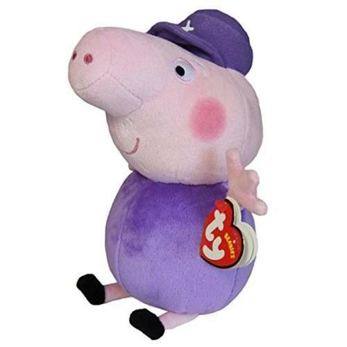 OFFICIAL TY BEANIE BOO BABIES PEPPA PIG GRANDPA PIG PLUSH SOFT TOY NEW WITH TAGS - Image 1 of 1