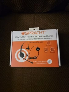 Spracht Headset For Desktop Phones Black ZUMRJ9M  - Picture 1 of 3