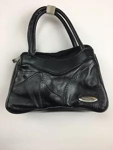Schwarze Micro Top Handle weiche Leder Patchwork Handtasche mehrere Taschen - Bild 1 von 9