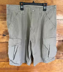 Pantalones Cortos Carga Levi's 100% Algodón Bolsillos con Botones a Presión Para Hombre Talla 36 - Imagen 1 de 5