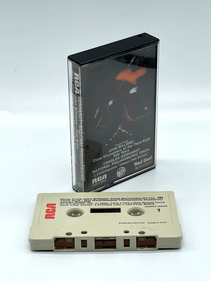 Star Wars Close Encounters of the Third Kind Cassette Music Soundtrack Gerhardt - Image 1 of 1
