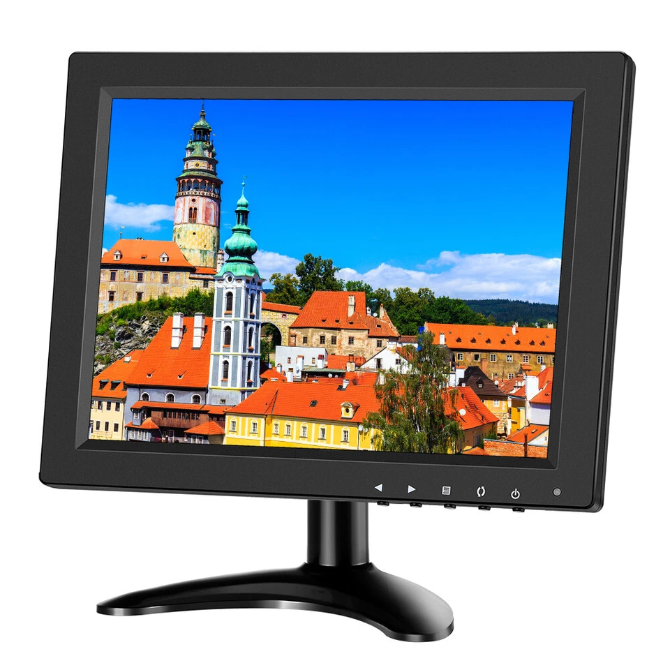 Eyoyo 10in Security CCTV Monitor HDMI IPS HD Display with BNC HDMI VGA AV Input - Image 1 of 4