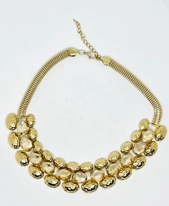 Fashion Costume Necklace Crystal Nuts theme - Picture 1 of 2