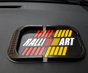 Ralliart Anti Slip Mat Car Dashboard Sticky Pad Phone Holder For Mitsubishi - Picture 1 of 2