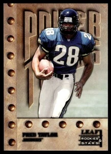 1998 Leaf Rookies & Stars #268 Fred Taylor - Jacksonville Jaguars - HOF - Foto 1 di 2