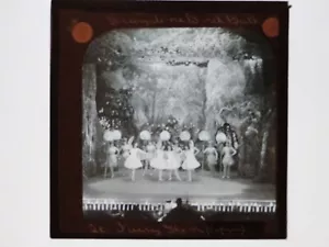 Fairy Glen Midsummer's Night Dream c1880s Ballet - Glass Magic Lantern Slide - Foto 1 di 1