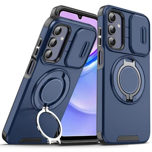 Funda con soporte de anillo a prueba de golpes para cámara para Samsung A06 A16 A15 A25 A26 A35 A36 - Imagen 1 de 17