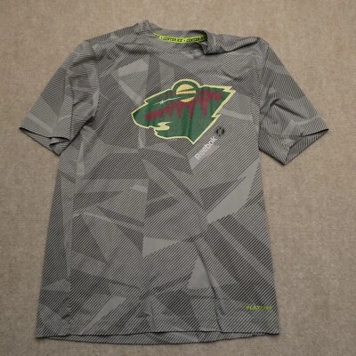 Camisa Minnesota Wild Adulto Talla Pequeña Reebok Center Ice Manga Corta Rendimiento Foto 1 de 4