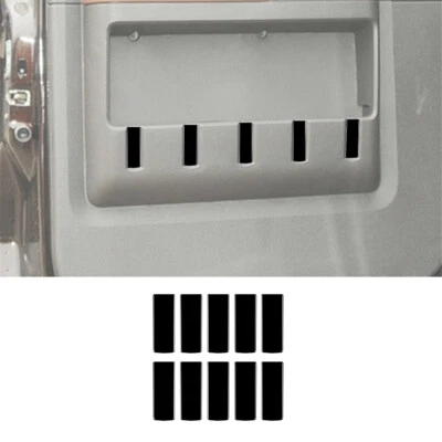 10X Gloss Black Rear Door Panel Cover Trim For Ford F-250/350/450/550/650/750 Foto 1 de 4