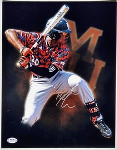KYLE LEWIS Firmado Osos Mercer 11x14 Foto OSOS MERCER (PSA Holo) Automático - Imagen 1 de 3