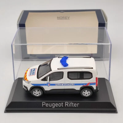 Norev 1/43 Peugeot Rifter Police Municipale 2019 Diecast Models Car Collection - Image 1 of 4
