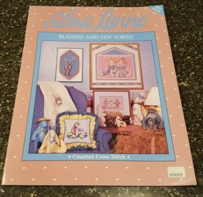 Bunnies and Sew Forth Alma Lynne Designs Counted Cross Stitch ALX-62 - Image 1 of 2