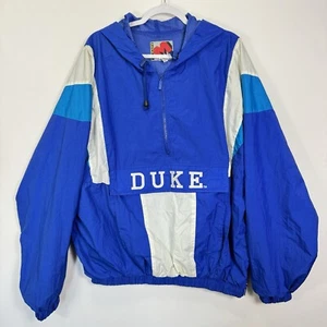 Vintage 90s Duke University Blue Devils Packable Windbreaker Men’s Size XL - Picture 1 of 10