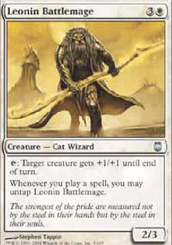 LEONIN BATTLEMAGE X4 4 4X Darksteel MTG Magic the Gathering Cards DJMagic - Image 1 of 1