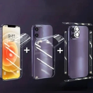 4 In 1 iPhone 16 Plus Screen, Back Cover, Side & Camera Lens Protector Bundle - Picture 1 of 4