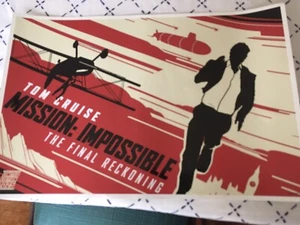 Tom Cruise, Mission Impossible Final Reckoning Poster 18x12 - Bild 1 von 1