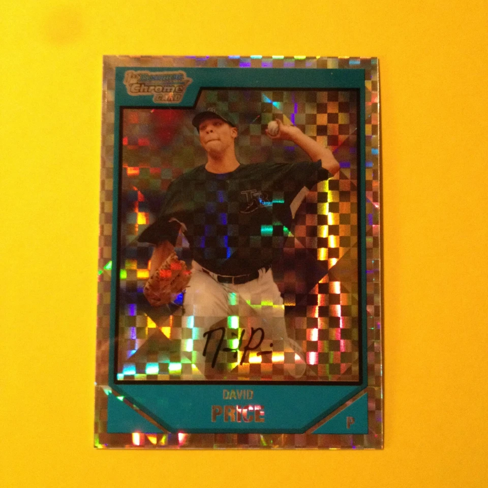 David Price 2007 Bowman Draft Chrome Rookie X-Fractor /299! NM-MINT!!! FREE SHIP - Image 1 of 3