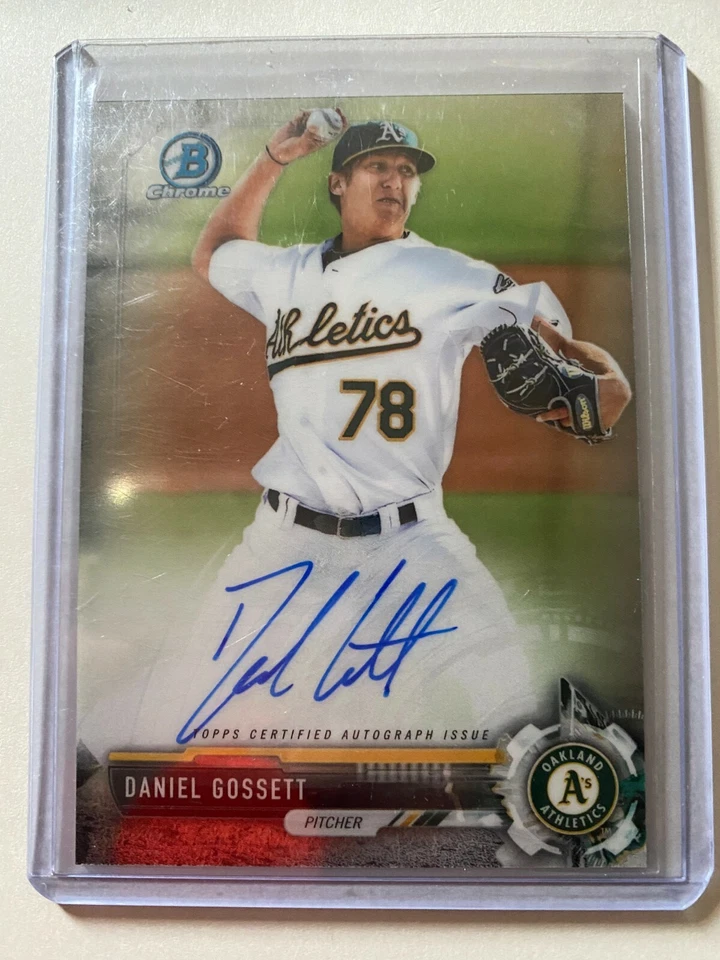 A8255 - 2017 Bowman Chrome Prospect Autographs #CPADG Daniel Gossett - Image 1 of 1