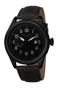 Akribos XXIV Herren Lederarmband Uhr 47mm 124683 - Bild 1 von 1