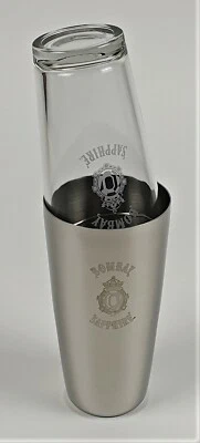 Bombay Sapphire Boston Shaker Cocktail Mixer Longdrink Drink Bar Deko Glas(497) - Bild 1 von 4