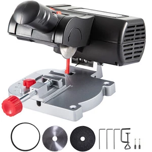 VEVOR Mini Troncatrice Affilacatena 90W da Banco Angolo Regolabile 0-45° 2 Lame - Foto 1 di 12