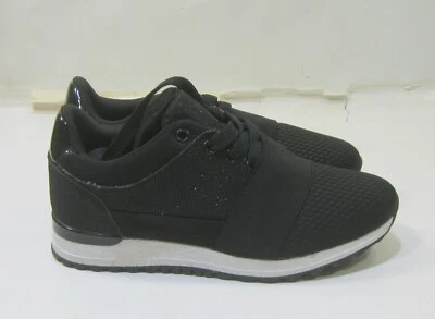 new WILD DIVA sneaker black Lace Up  Ankle Boot  WOMEN  Size  5.5 - Image 1 of 4