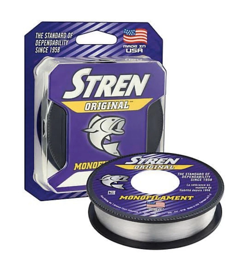 Stren Original Monofilament Fishing Line 330yd Clear 4 LB - Image 1 of 1