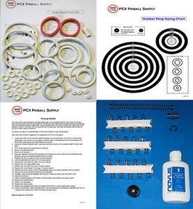 1979 Williams Gorgar Pinball Tune-up Kit - Includes Rubber Ring Kit! - Picture 1 of 2