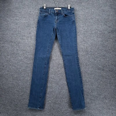 J Brand Jeans Womens 10 28x32 Jasper Low Rise Skinny Leg Medium Wash Blue Denim - Image 1 of 4