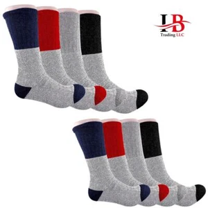 6-12 Paar Thermo Crew-Socken strapazierfähige warme Wintersocken für Herren Größe 9-11 10-15 - Bild 1 von 7