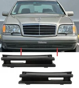 PAIR LEFT+RIGHT LOWER TOW HOOK COVERS FITS MERCEDES-BENZ W140 S-CLASS 1994-1998 - Picture 1 of 18