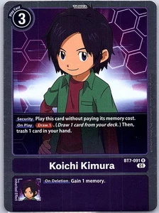 Koichi Kimura BT7-091 R Next Adventure - Digimon Card Game - NM - Bild 1 von 2