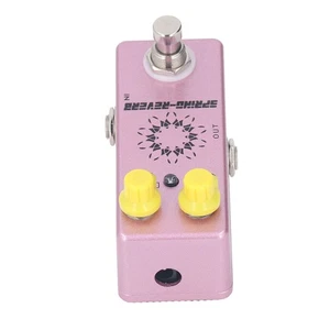 Spring Reverb Effect Pedal 1/4in Mono Jack Mix Dwell Knob Low Noise Guitar Effec - Bild 1 von 22