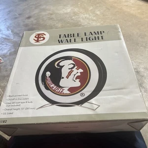 Florida State Seminoles Table Wall Decor Sign Lamp Light - Picture 1 of 6