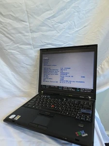 IBM LENOVO THINKPAD R60 Dual Core Laptop 250GB HDD 2GB RAM No HD No Charger - Picture 1 of 7