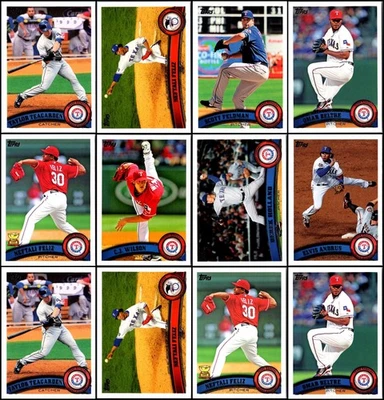Lote de tarjetas Topps Texas Rangers (51) 2011 - EXCLUSIVO - ESTAR ENTRE LOS PRIMEROS EN POSEER... Foto 1 de 4