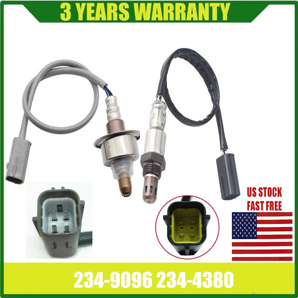 2 шт для 2010-2012 Nissan Versa 1,8 л и Sentra 2,0 л Exc Calif вверх + вниз кислород Senso - Изображение 1 из 4