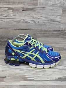 Asics Gel-Sendai 2 Women’s Size 8 Running Shoes Purple Aqua Pink T4A6N - Picture 1 of 13