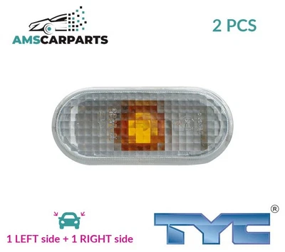 INDICATOR LIGHT BLINKER LAMP PAIR LATERAL INSTALLATION 18-5235-21-2 TYC 2PCS NEW - Image 1 of 4