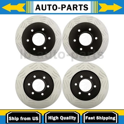 Raybestos Disc Brake Rotor Front Rear 4x For 2008-2015 Nissan Armada 5.6L - Image 1 of 4