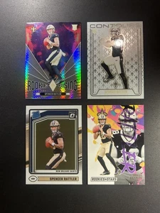 Spencer Rattler Football Card Lot -4 Cards- Rookies, Parallels -Near Mint- - Picture 1 of 6