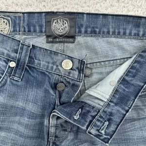 Pantalones de mezclilla vintage ROCK & REPUBLIC Henlee para hombre con botones código de color 8Y talla 31x28 EE. UU. - Imagen 1 de 14