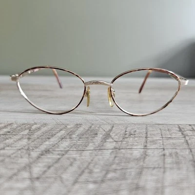 Gafas Vogue VO3945 281 50-18 marcos ovalados de metal dorado para mujer Foto 1 de 4