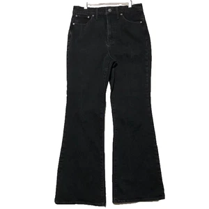 J Crew Madewell The Perfect Vintage Flare Jeans Damen 29 Black Wash High Rise - Bild 1 von 15