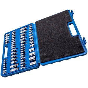 60pcs Tamper Proof Bit Sockets External Tool Kit 1/4" 3/8" 1/2" Drive - Picture 1 of 12