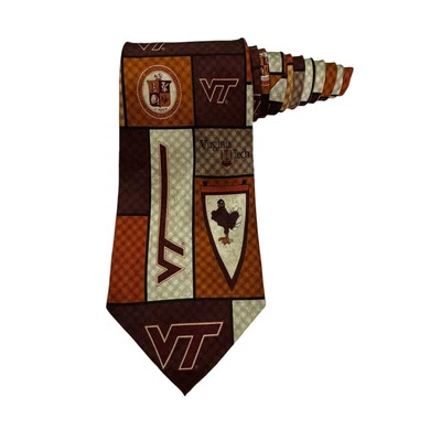 Corbata Eagle Neckwear Virginia Tech University Logo mascota novedad Foto 1 de 4