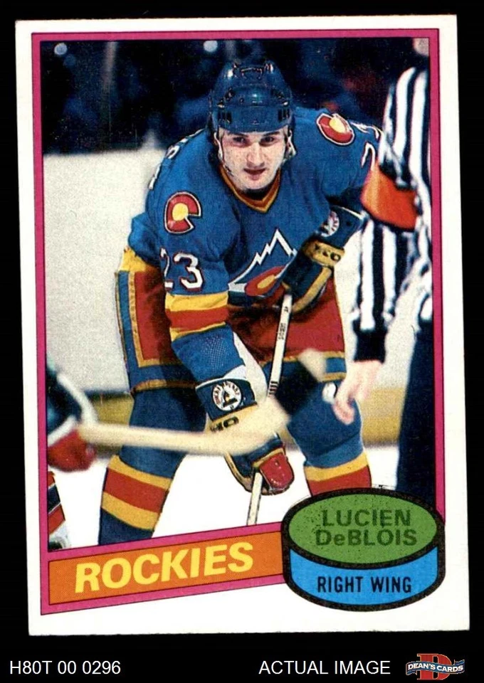 1980 Topps #146 Lucien DeBlois Rockies-Hockey 3 - VG - Image 1 of 1