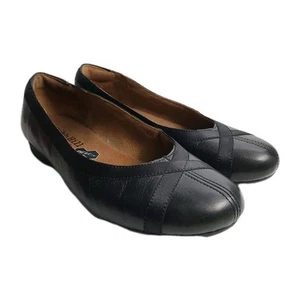 Cobb Hill By New Balance Flats Womens Black Comfort Size 7.5 Non Slip - Picture 1 of 10